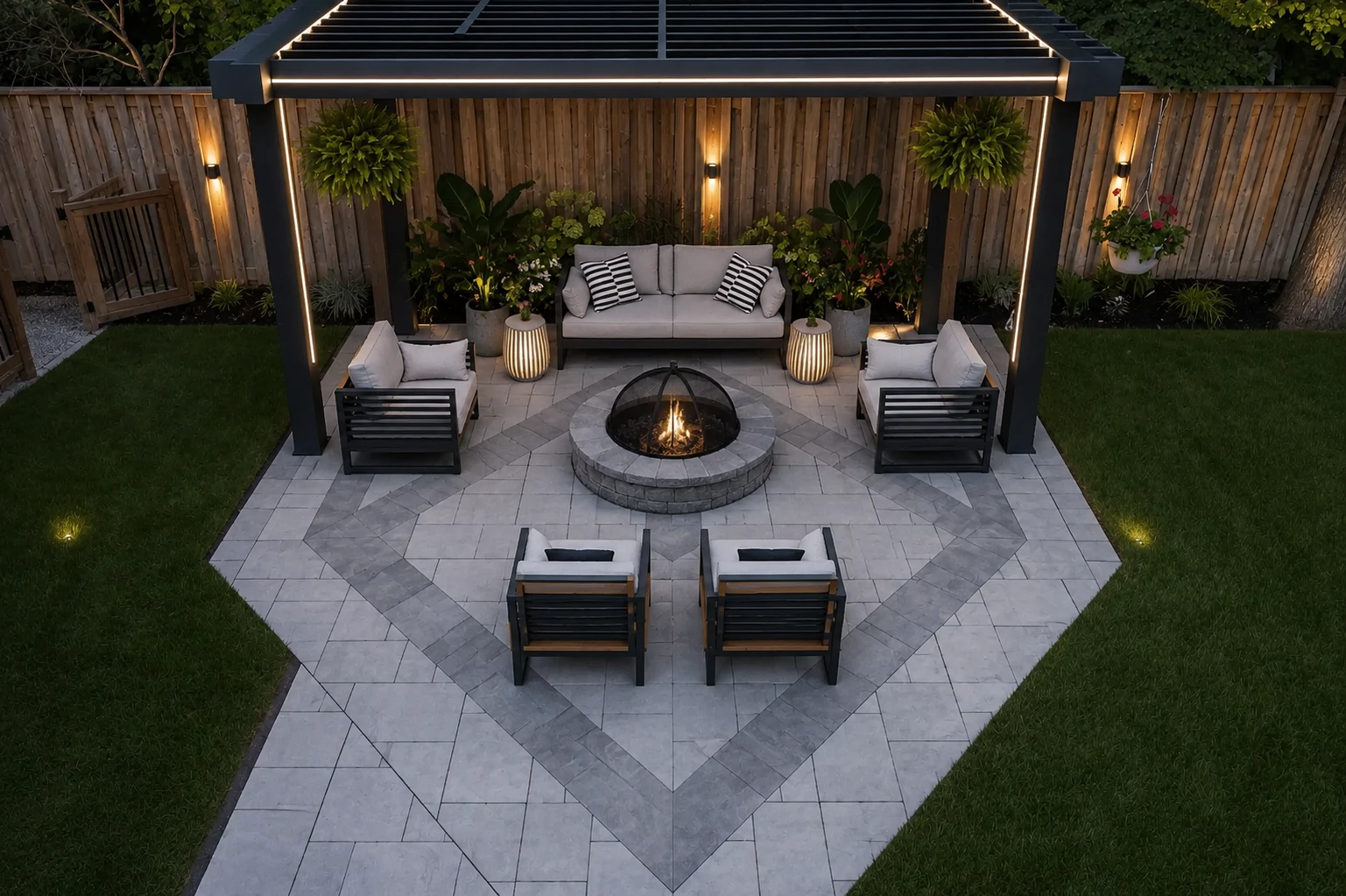 Fire Pits, Gazebos & Pergolas