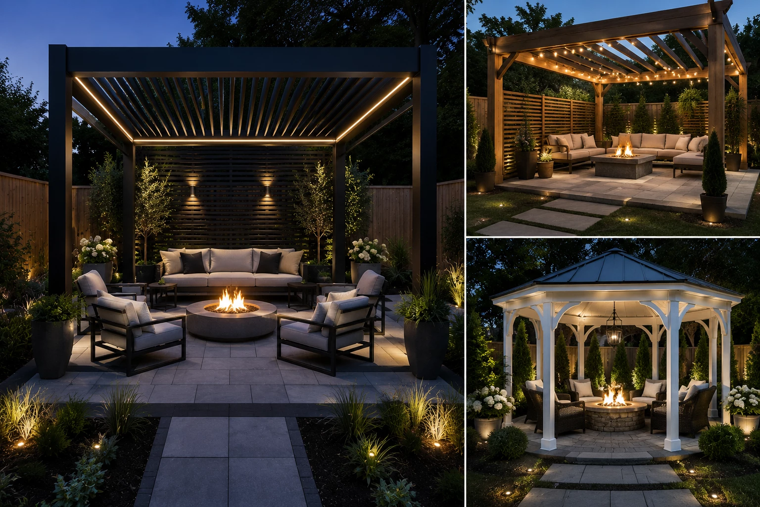 Fire Pits, Gazebos & Pergolas